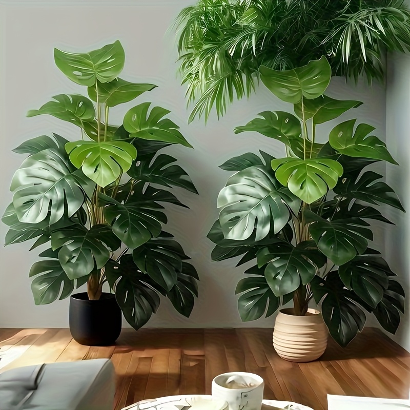 Artificial Monstera Palm Tree  - đánh giá và giá Monstera Adansonii