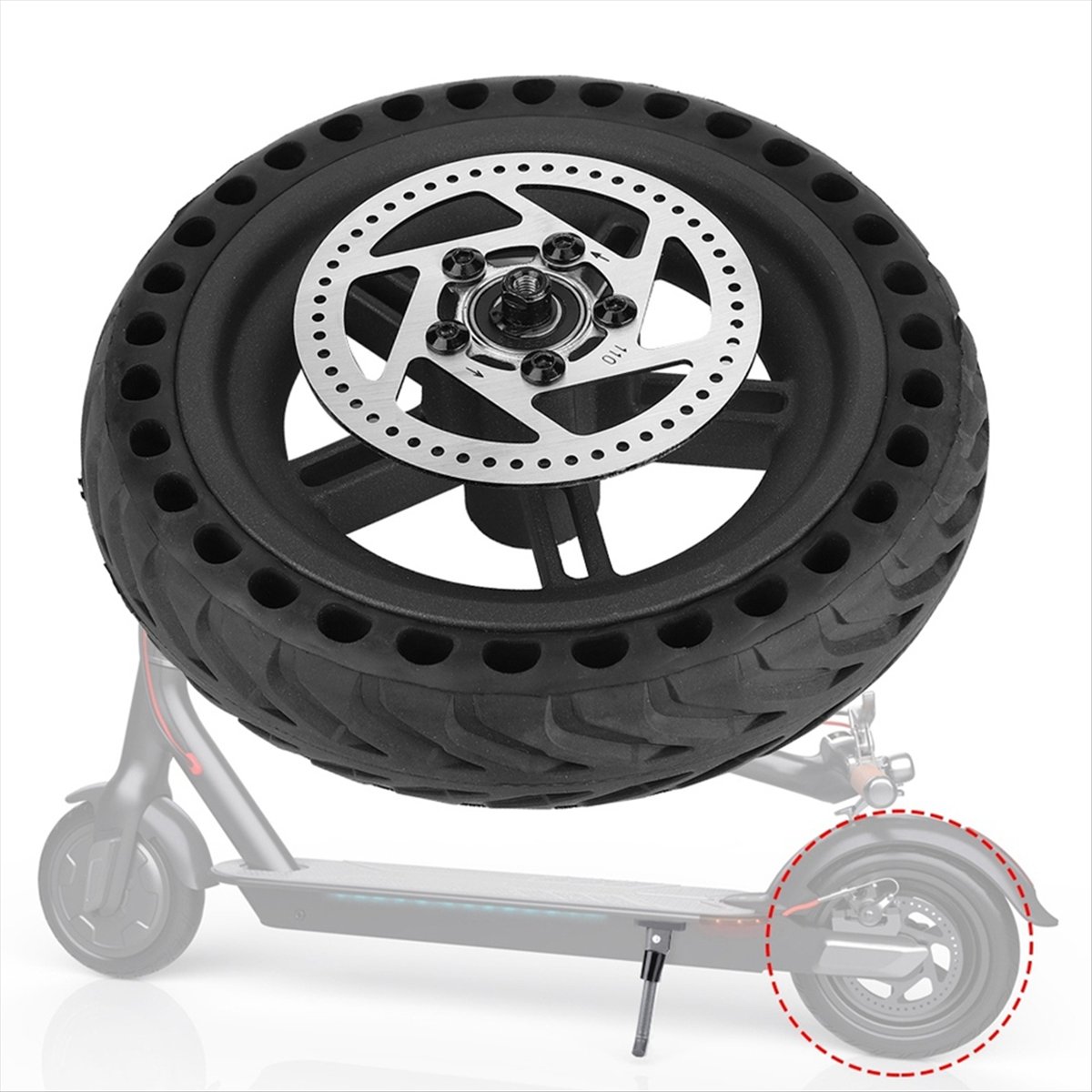 (ABYM) Rear Tire Wheel Hub Tyr - đánh giá và giá Xiaomi Hub Mijia Hub